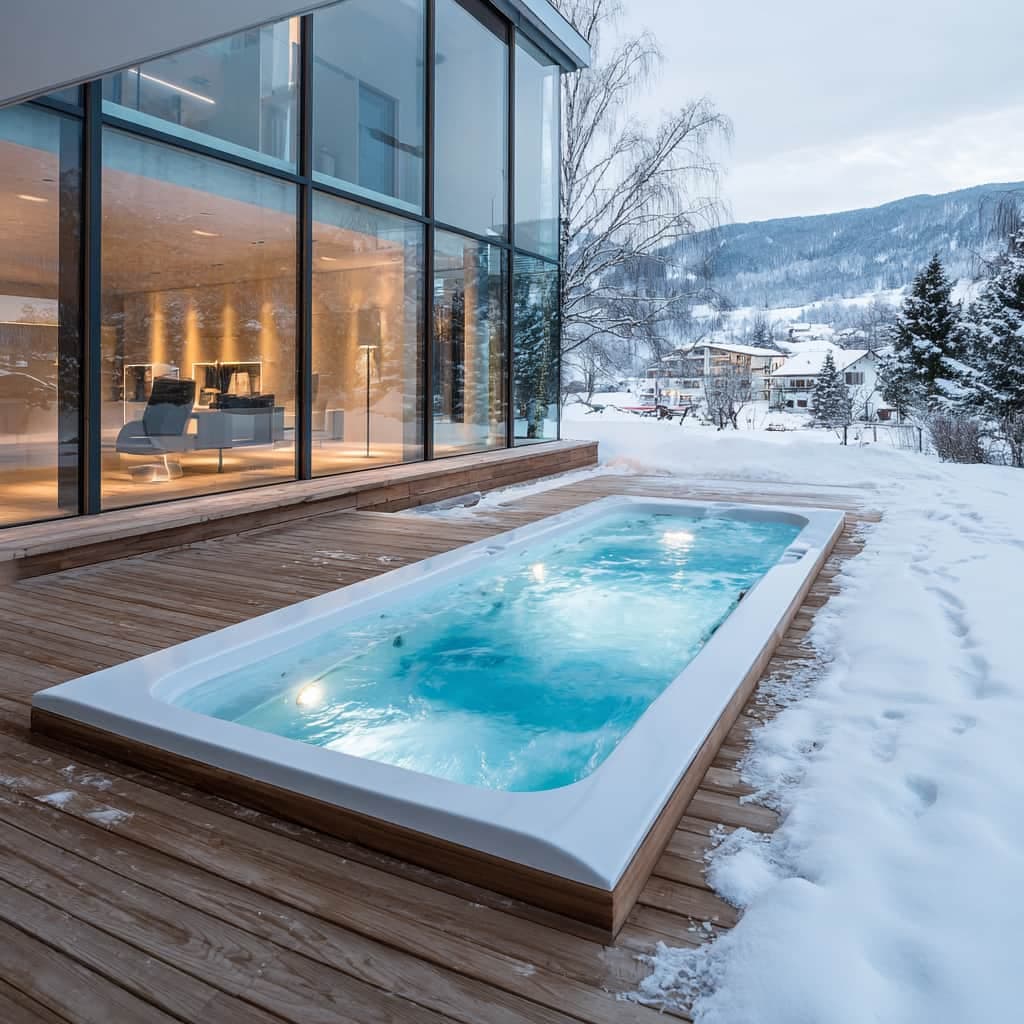 Swimspa mit professioneller Montage oder Selbstmontage
