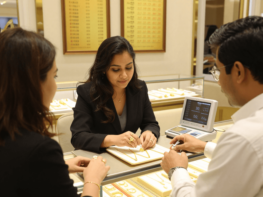 Explore mantra88 gold investment options at a professional Bahrain jewelry store.