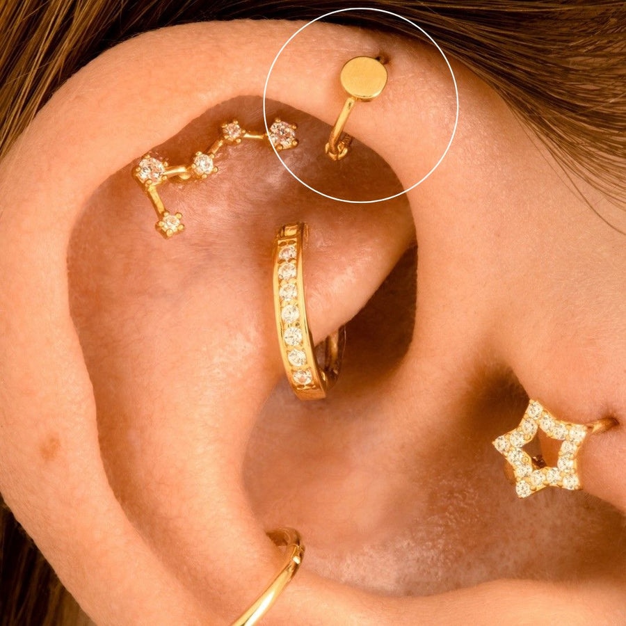 Stylish Piercing Trends Featuring 9ct gold helix earrings for Modern Looks