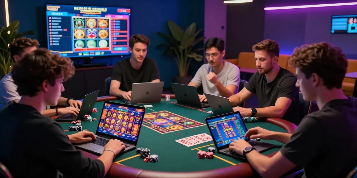 Online gaming environment showcasing players engaged in MPOCASH activities, highlighting the vibrancy and excitement of virtual casinos.