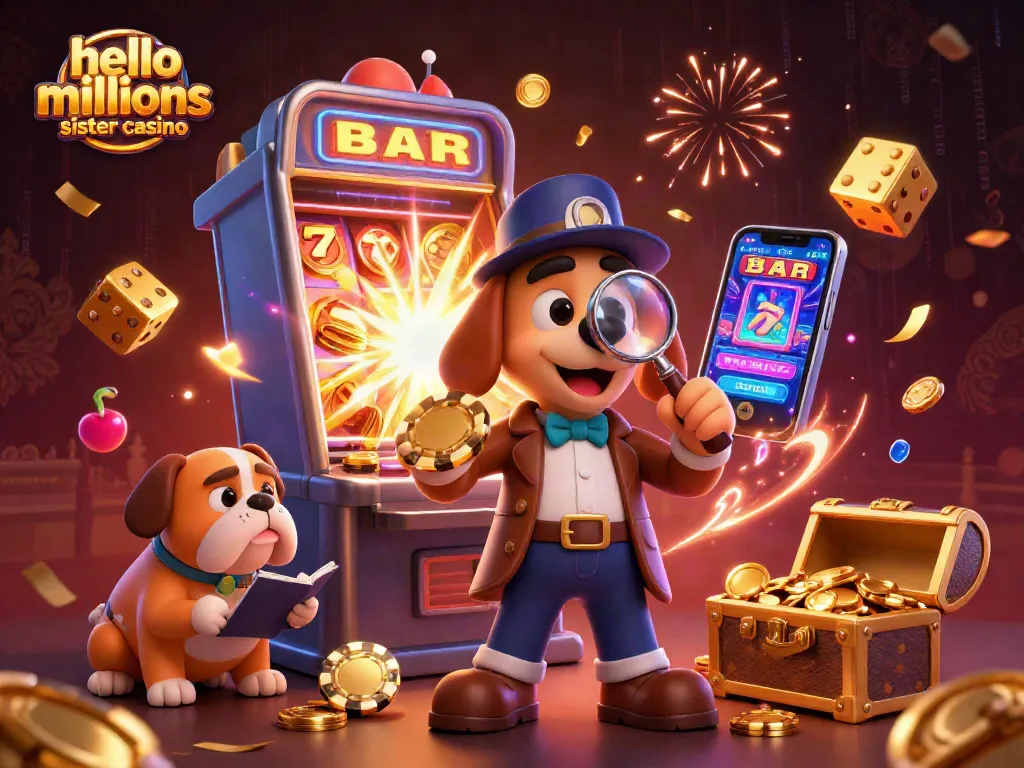 Play exciting games at hello millions sister casino with vibrant reels and overflowing jackpot treasures