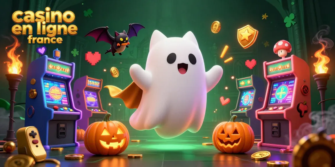 Ce casino en ligne France propose une expérience immersive avec un chat fantôme et une chauve-souris dans un casino hanté.