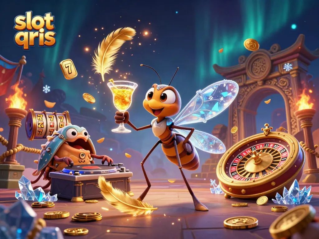 Experience the thrill of slot qris with engaging 3D casino characters and interactive gaming elements.