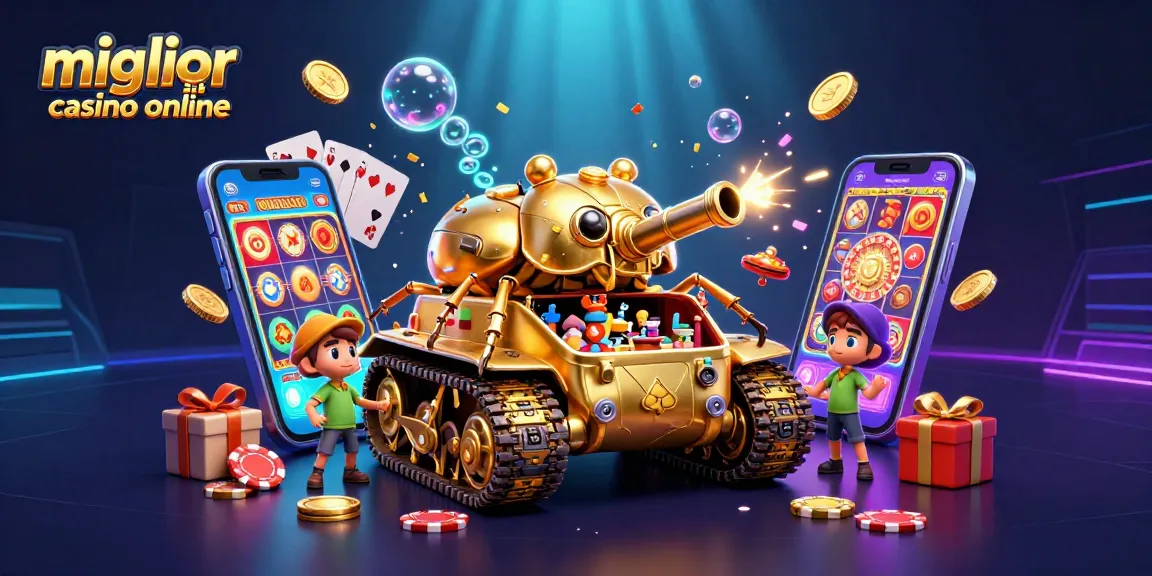 Gioca ai migliori giochi nel miglior sito casino online con un'illustrazione 3D di alta qualità