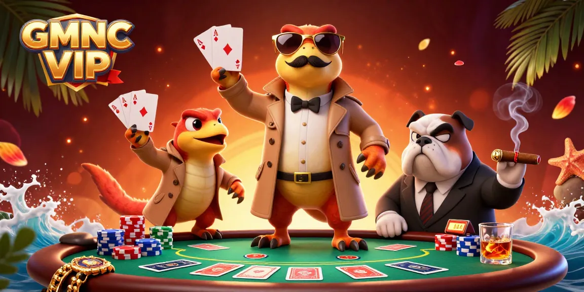 Experience the thrilling GMNC VIP with raptors in disguise at a bustling casino lounge.