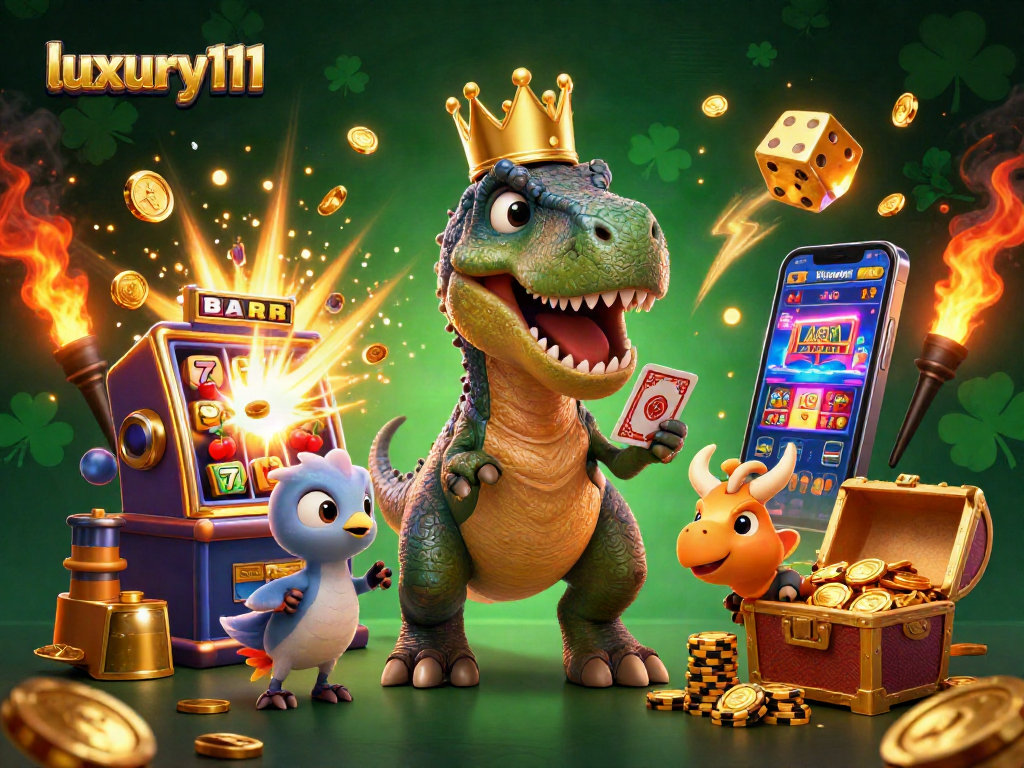 Experience thrilling gameplay with luxury111 in this fun 3D casino adventure featuring vibrant characters and exciting elements.