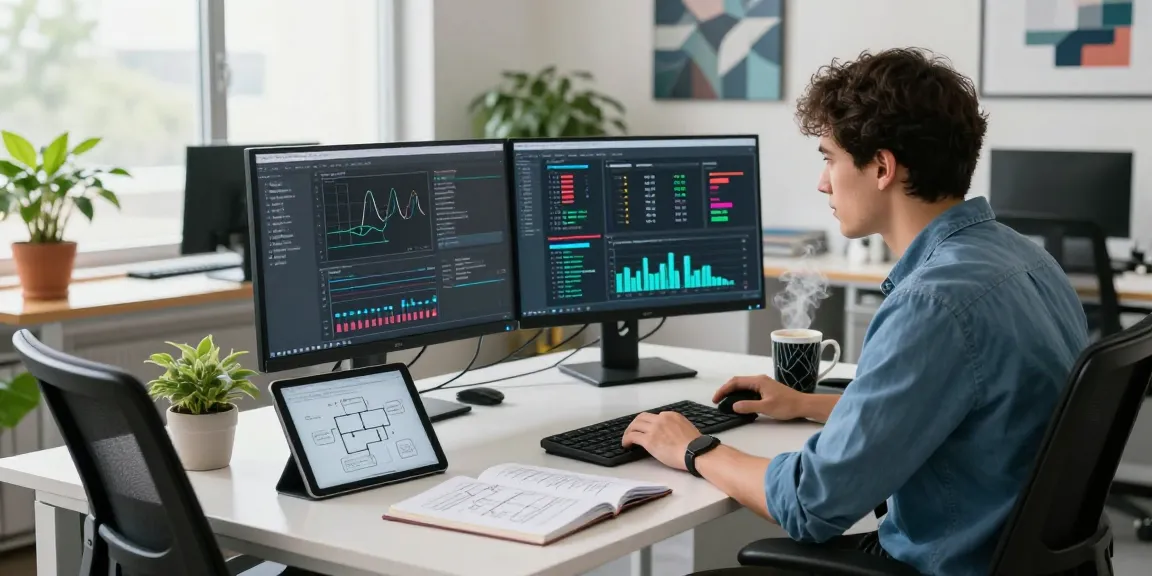 Document fraud detection software analysis in a modern office, showcasing workflows and data on screens.