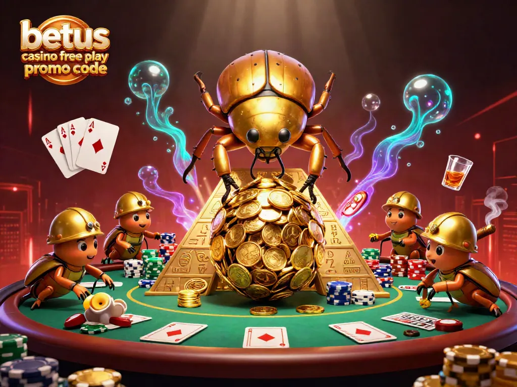 Experience the excitement of the betus casino free play promo code with vibrant casino elements.