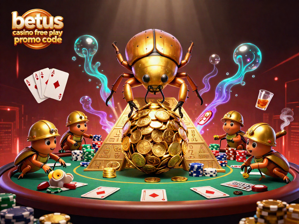 Experience the excitement of the betus casino free play promo code with vibrant casino elements.