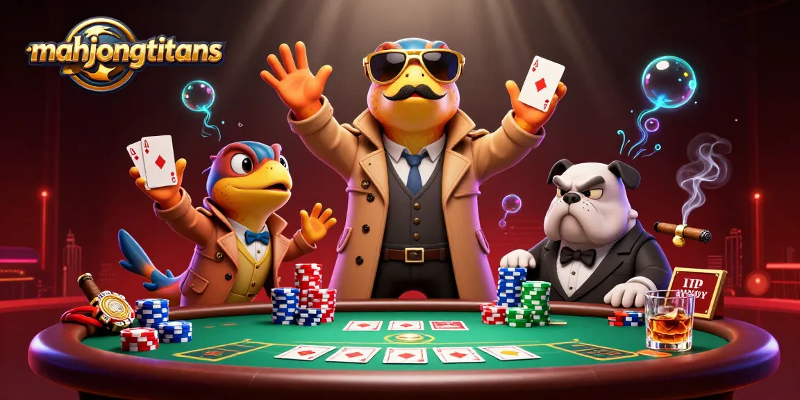 Engage with mahjongtitans as raptors in disguise interact at a VIP casino lounge.
