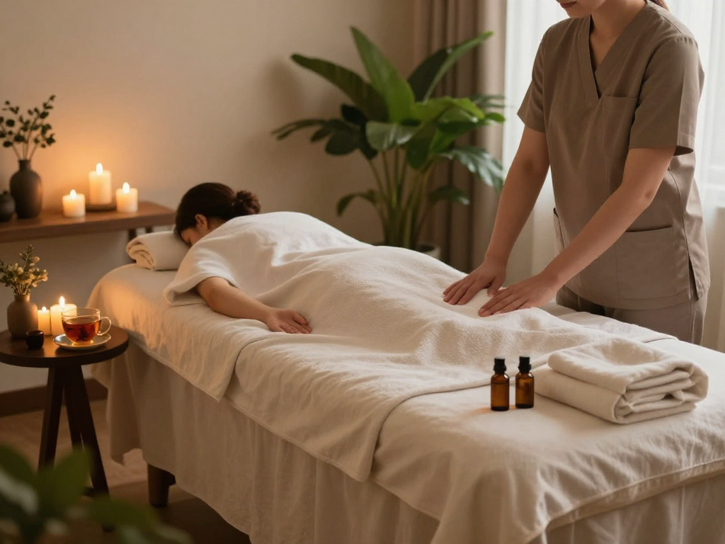 Experience premium massage therapy with mantra88 in a tranquil spa environment.
