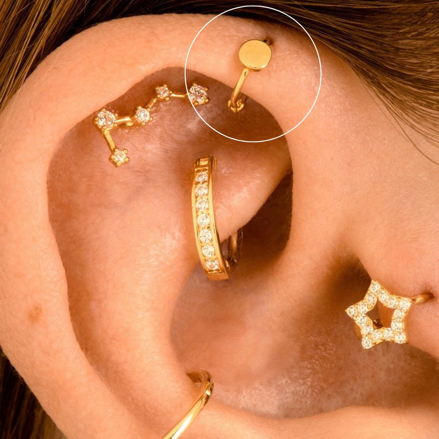 Stylish Piercing Trends Featuring 9ct gold helix earrings for Modern Looks