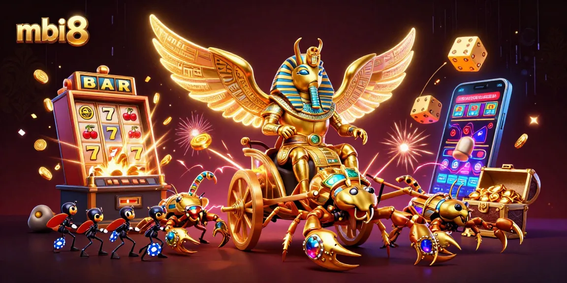 Engage with thrilling gameplay at mbi 8 featuring a vibrant casino scene bursting with action.