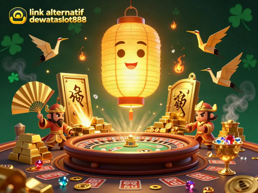 Permainan live casino tampil menakjubkan di link alternatif dewataslot888 dengan elemen emas dan kemewahan.