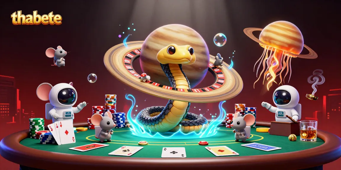 Experience thrilling wagers at thabete with visual excitement in an engaging casino scene.