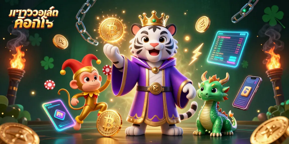 Engage in the vibrant world of บาคาร่าวอเลท คืออะไร with our colorful 3D casino illustration.
