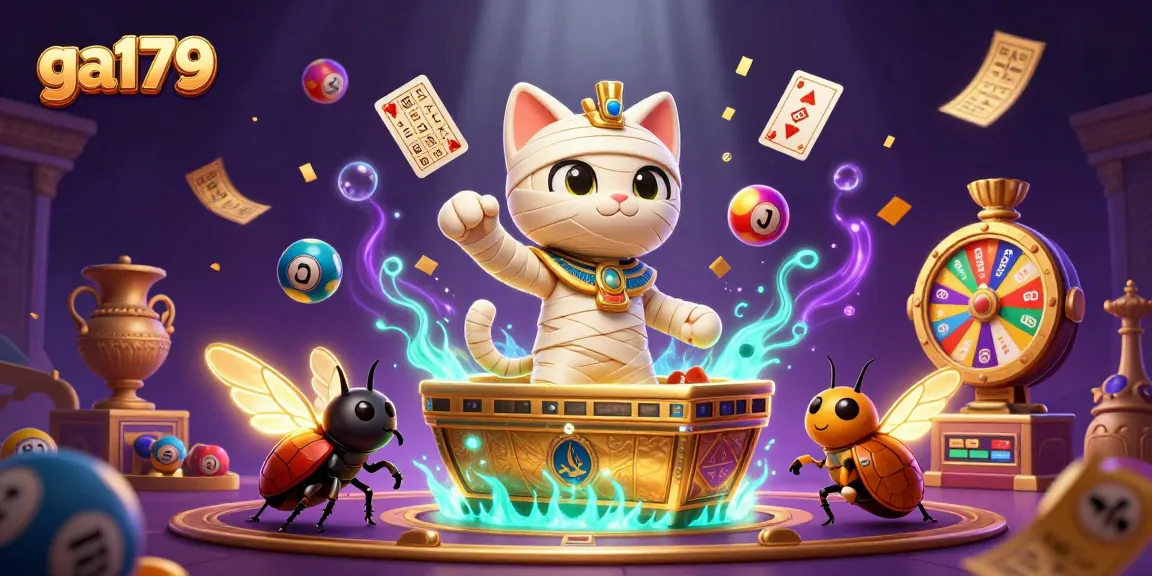 Engage with the thrilling ga179 lottery scene featuring vibrant characters and dynamic elements.