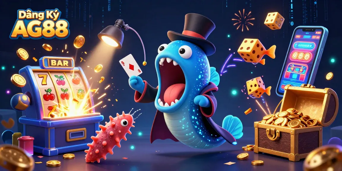 Engage with Đăng Ký AG88 at a casino where bioluminescent sea creatures perform magic tricks.