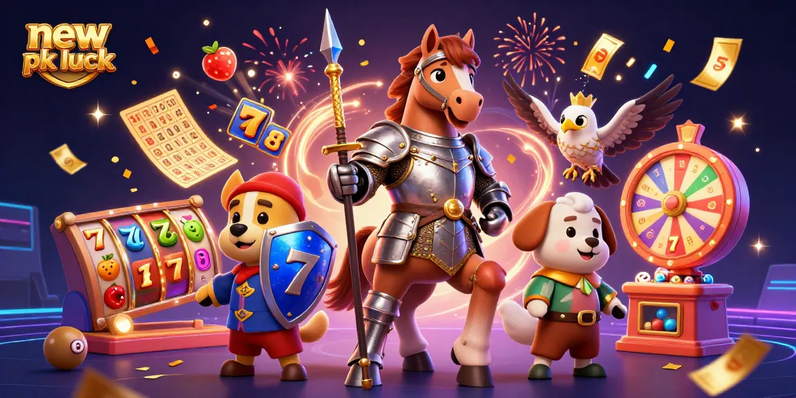 Experience thrilling spins and wins at new pk luck with our vibrant casino scene illustration.