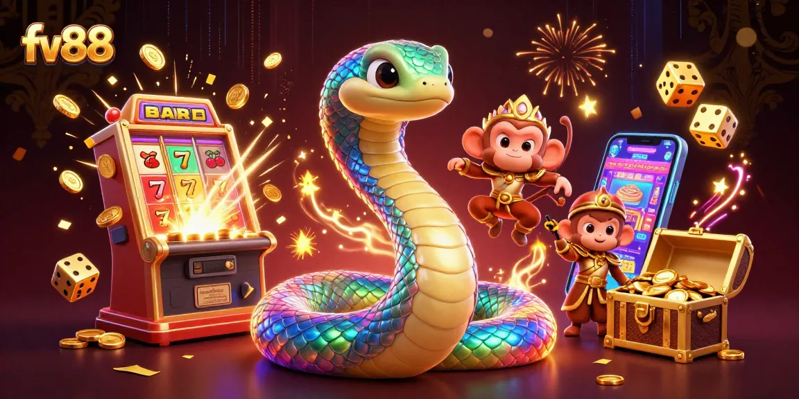 fv88 immerses players in a vibrant online casino experience, showcasing dynamic slot machines and action-packed visuals.