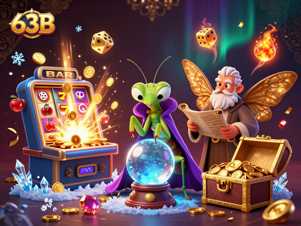 Experimente emocionantes jackpots na 63B com nosso consultor de fortuna em um cenário vibrante.
