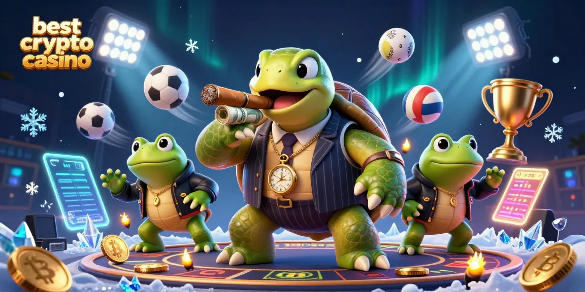 La mejor experiencia de casino cripto, donde la tortuga gigante y los ranas enforcer apuestan en un ambiente lleno de acción.