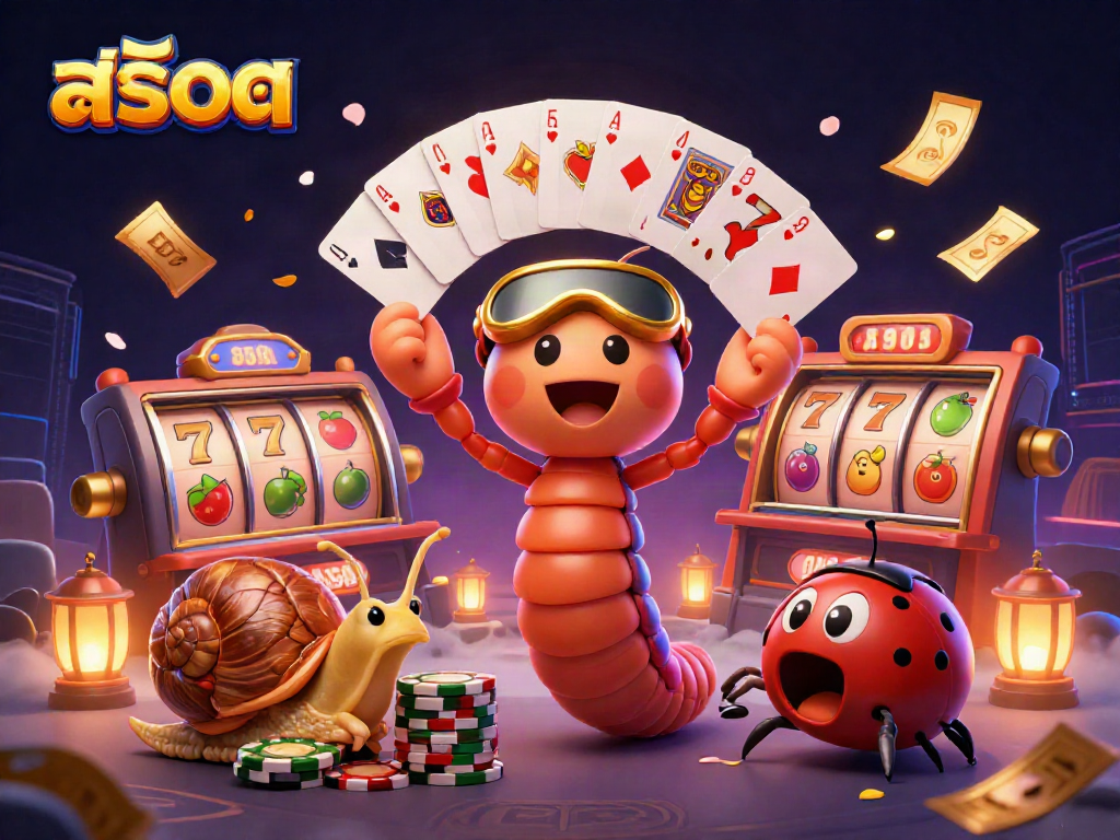 Experience thrilling สล็อต fun with a lively millipede dealer and dynamic game elements.