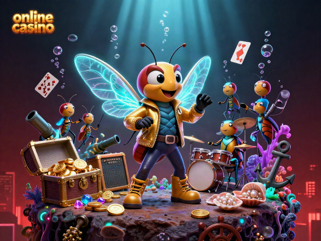 Experience the excitement of the online casino with dynamic gaming characters and rich visual details.