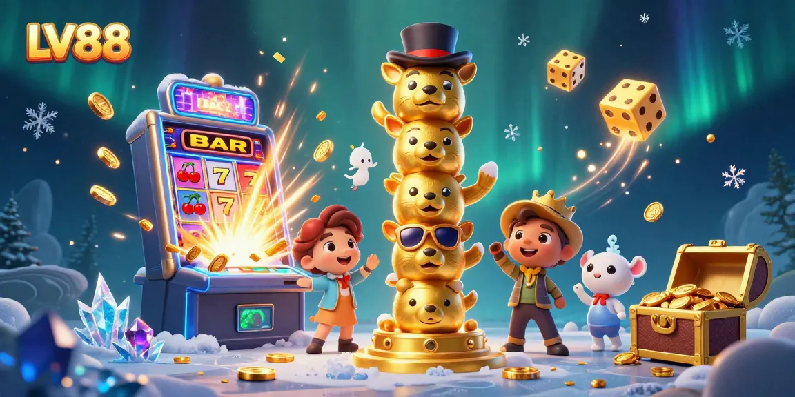 Experience thrilling gameplay at LV88 with vibrant slots and dynamic casino elements.