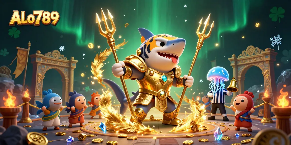 Experience the thrilling action at ALo789 with vibrant underwater gladiator battles and engaging gameplay.