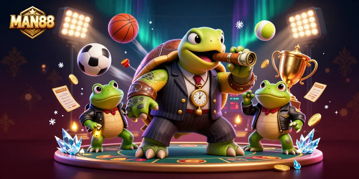 MAN88 offers a vibrant casino experience with dynamic sports elements and engaging characters.