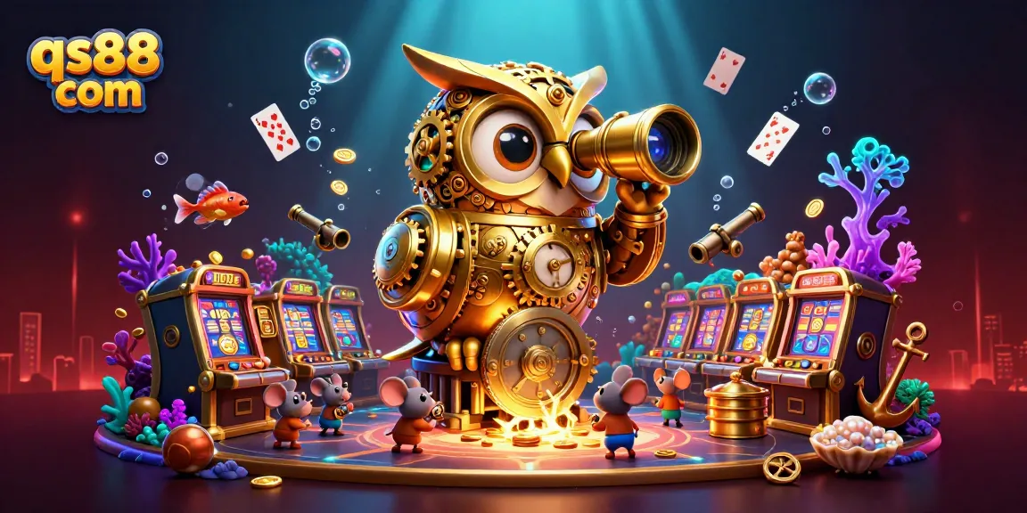 Engage in thrilling casino action at qs88 com with vibrant 3D characters and dynamic gaming elements.