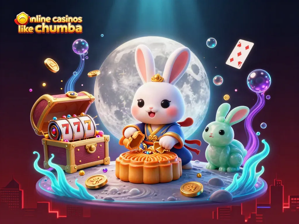 Play exciting games at online casinos like Chumba with vibrant characters, treasures, and casino features.