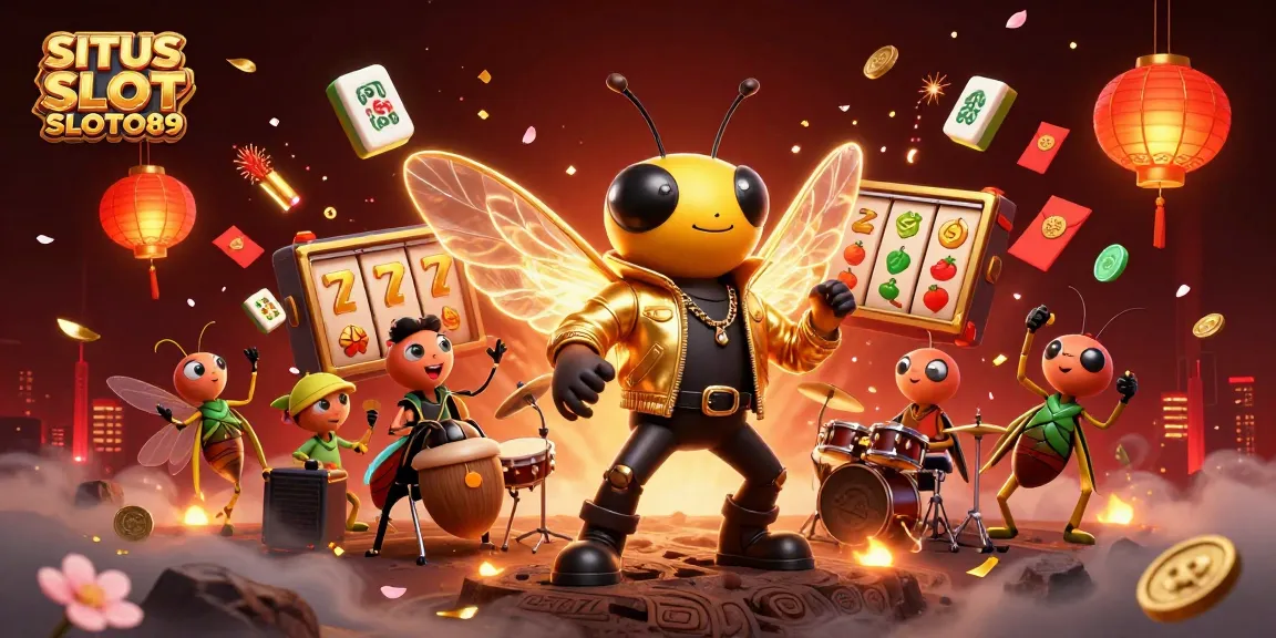 Experience the excitement of SITUS SLOT SLOTO89 with vibrant characters and engaging game elements.