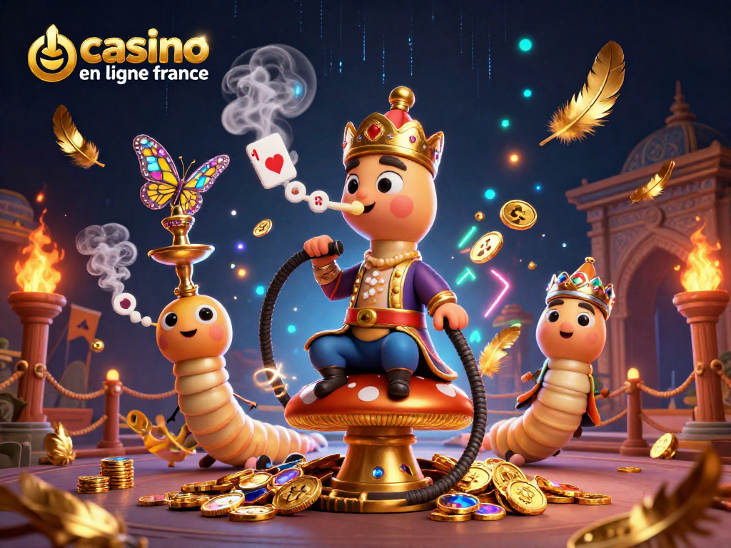 Jouer dans un casino en ligne France avec des personnages colorés sur un fond vibrant.