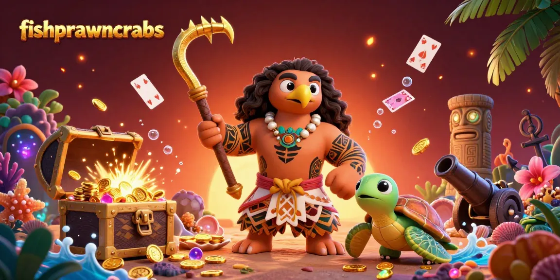 Experience thrilling gambling action with fishprawncrabs in an ocean of treasures.