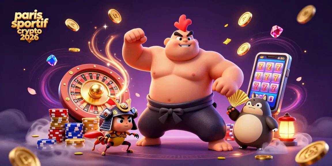Experience paris sportif crypto 2026 with vibrant characters and dynamic casino elements in action.