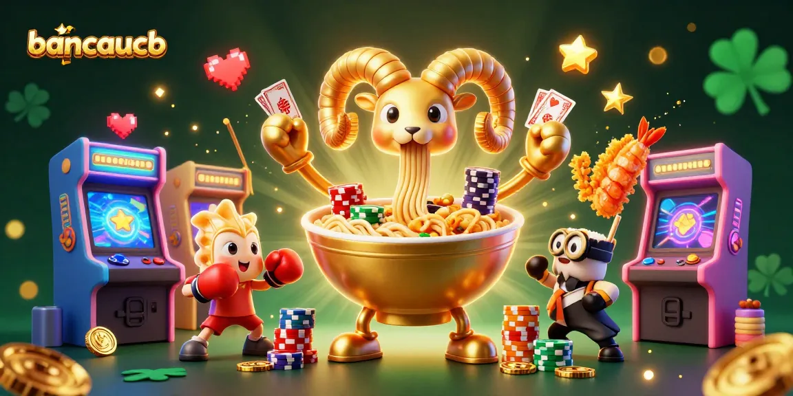 Engage in thrilling arcade action at bancaucb, featuring vibrant game elements and unique characters!