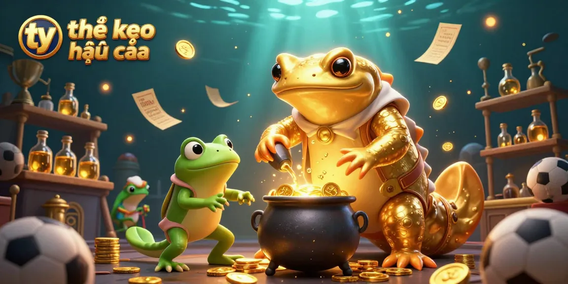 Experience the thrilling world of tỷ lệ kèo nhà cái in a vibrant, dynamic gambling-themed scene.