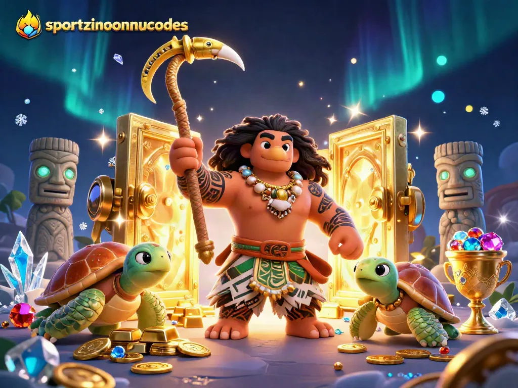 Win big with sportzinobonuscodes at a colorful 3D casino adventure filled with treasures.