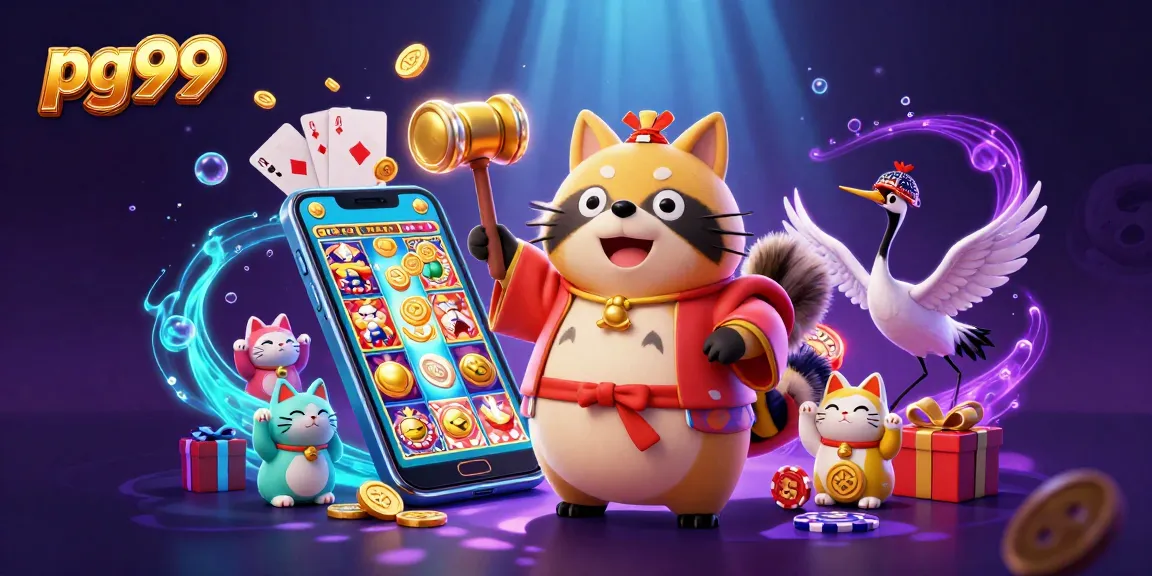 Experience thrilling gameplay with pg99's vibrant fortune elements and charismatic characters in a casino setting.