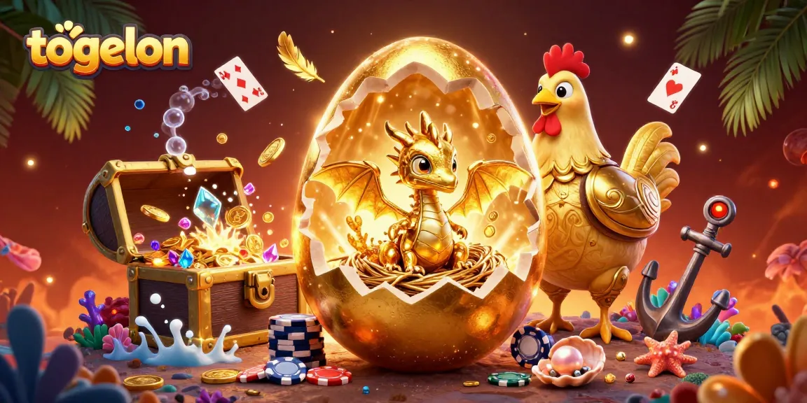 Experience thrilling gaming action with togelon illustrated in a dynamic casino scene featuring golden treasures and vibrant colors.