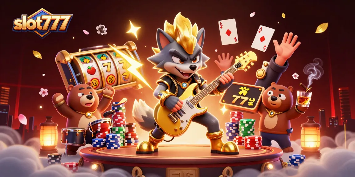 Menangkan jackpot di slot777 sambil bermain dengan karakter kartun yang energik di kasino.