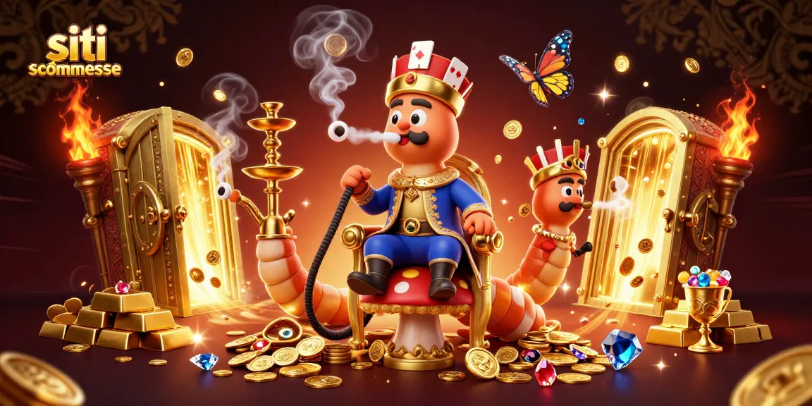 Giocare nei siti scommesse con un mazzo di carte tra elementi dorati e giochi d'azzardo emozionanti.