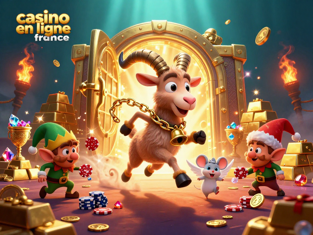 Profitez de l'animation d'un casino en ligne France avec un Krampus festif et des gremlins