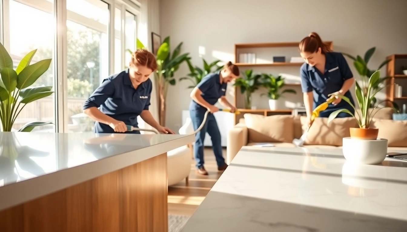 Expert bond cleaning Logan service team making an apartment spotless and shine in Logan.