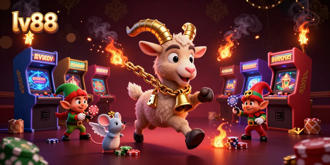 Experience the excitement of lv88 as Krampus and friends liven up a festive casino.