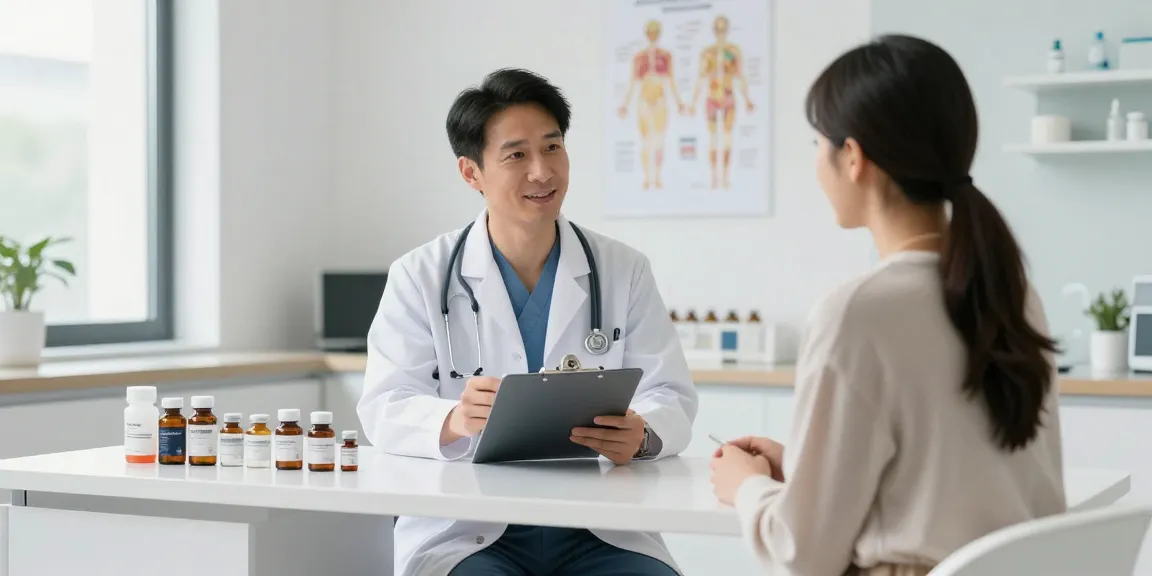 Miravi GLP reviews highlighted in a healthcare consultation with professionals discussing peptides.