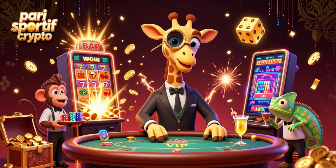 Placer des paris avec pari sportif crypto dans un univers de jeux captivant.